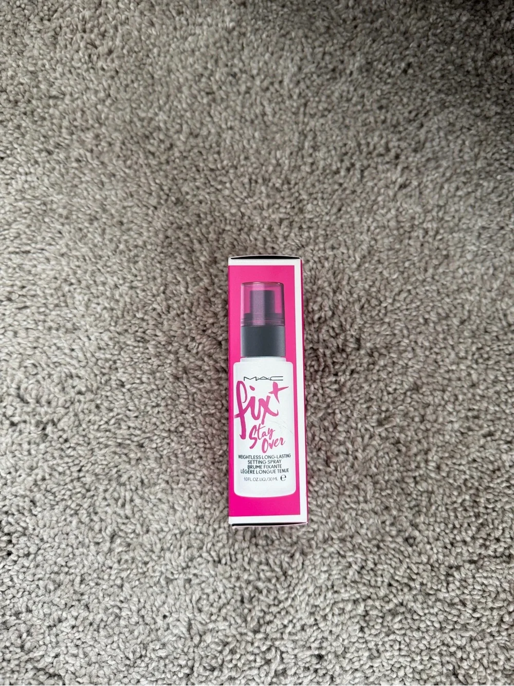 MAC Cosmetics Fix+ Stay Over Setting Spray — Hot Pink Bottle